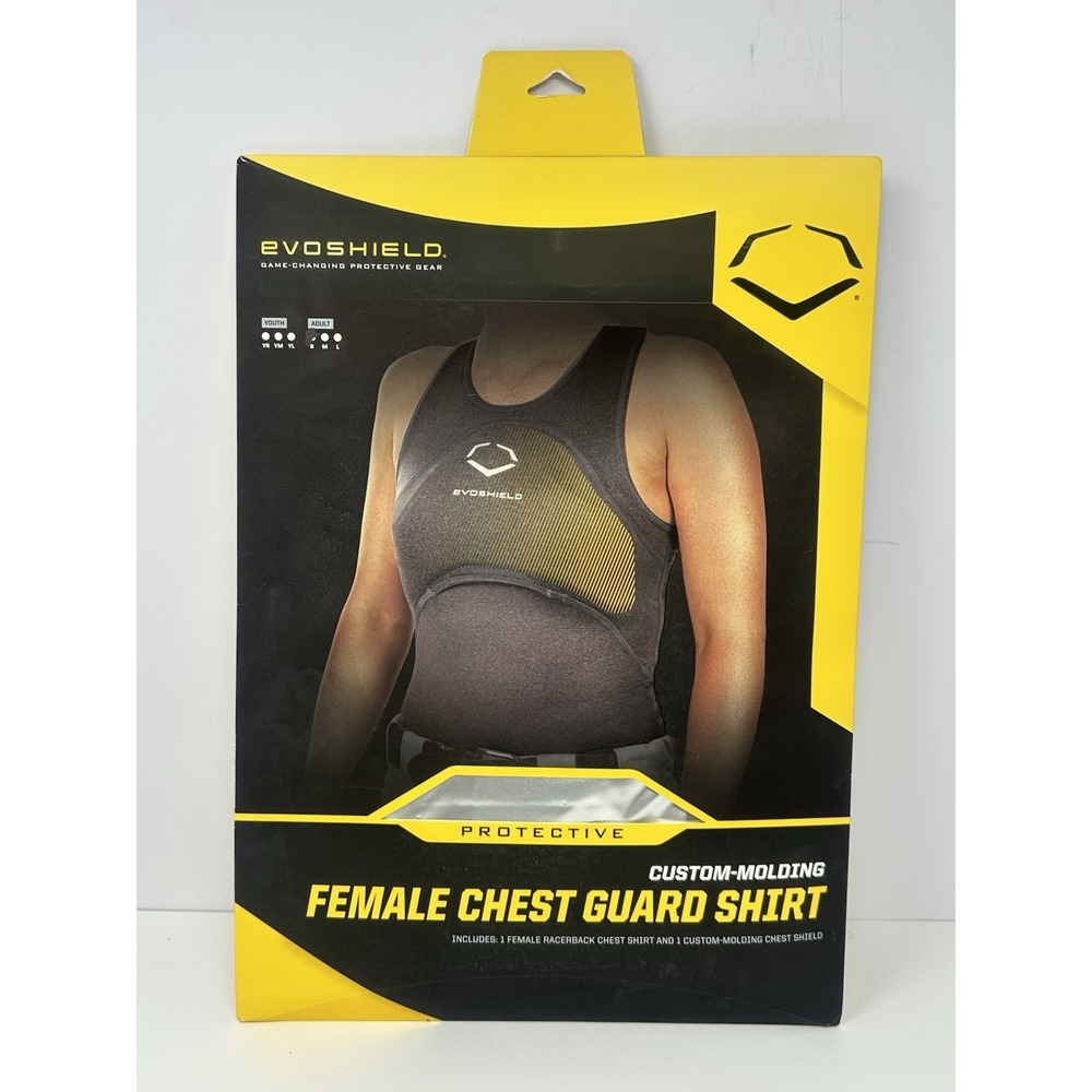 Evoshield Chest Guard Adult Female S Compression Custom Molded Heart Protection